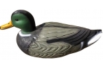 Decoratiune plastic WildDuckMale, pentru gradina si iazuri, 41x17 cm