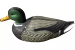 Decoratiune plastic WildDuckMale, pentru gradina si iazuri, 41x17 cm