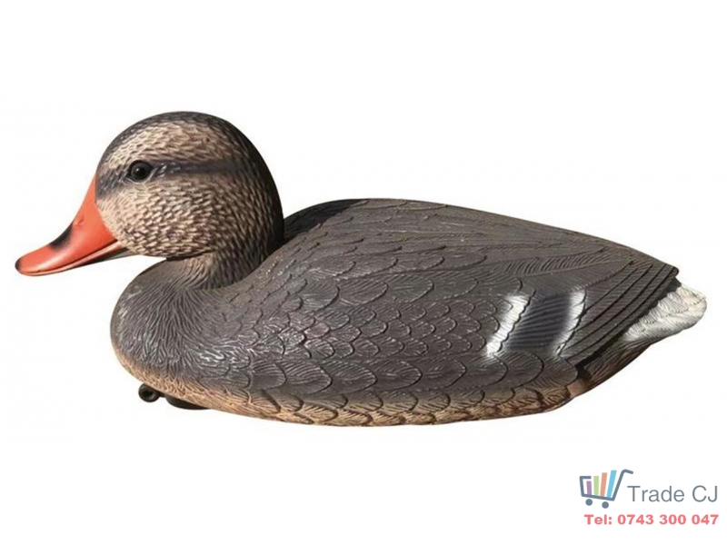 Decoratiune plastic WildDuckFemale, pentru gradina si iazuri, 38x17 cm