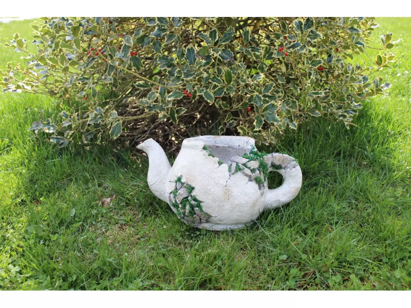 Ghiveci decorativ Jug with flowerpot,ceramica 40 x 23 x 20 cm