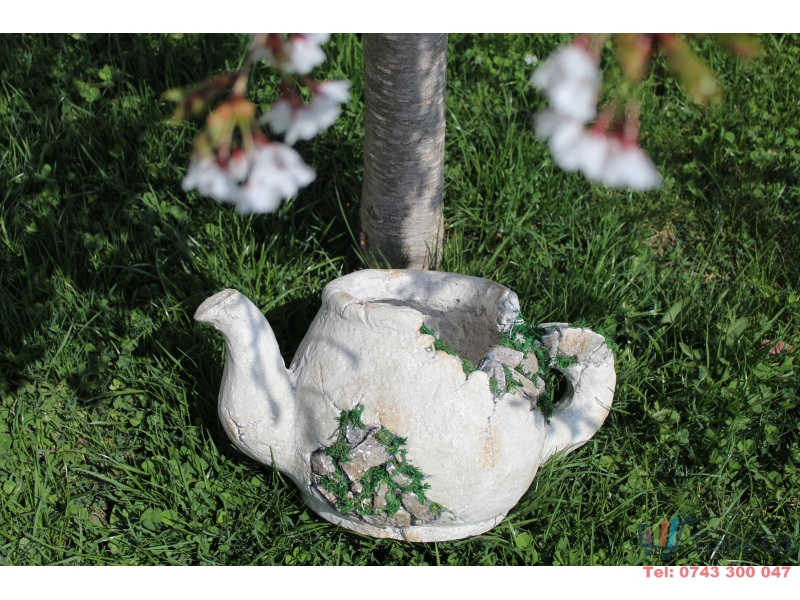 Ghiveci decorativ Jug with flowerpot,ceramica 40 x 23 x 20 cm