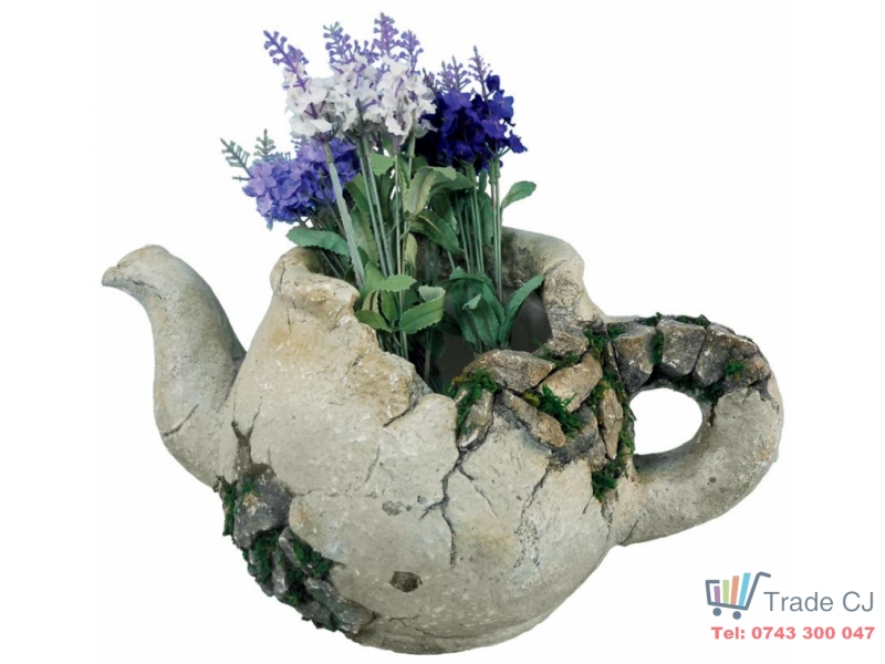 Ghiveci decorativ Jug with flowerpot,ceramica 40 x 23 x 20 cm