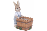 Ghiveci decorativ Bunny with flowerpot,ceramica,33 x 19 x 42 cm
