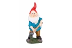 Decoratiune pentru gradina, Dwarf with shovel, rasina sintetica, 13,5x13x31 cm