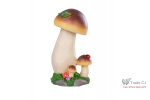 Decoratiune pentru gradina, Mushroom, rasina sintetica, 13,7x11,6x24,7 cm