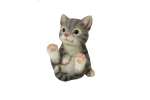 Decoratiune pentru gradina, Kitty, rasina sintetica, 8,3x8,2x11,5 cm