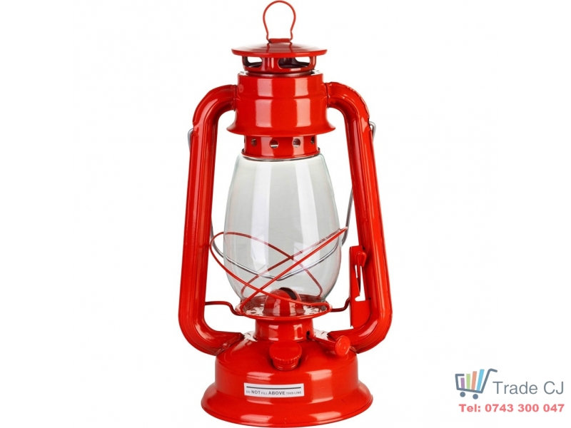 Lampa cu gaz lampant, SGTT Red, inaltime 30 cm, cu agatatoare