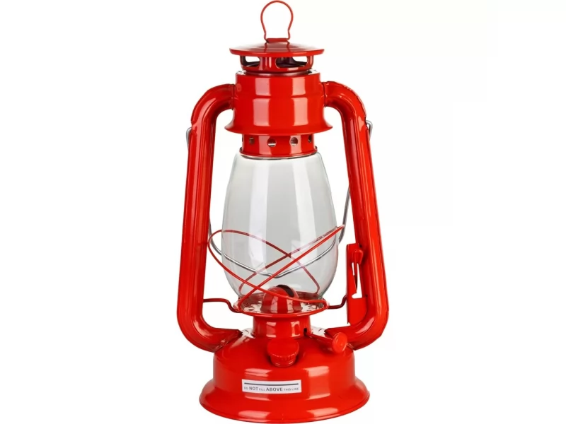 Lampa cu gaz lampant, SGTT Red, inaltime 30 cm, cu agatatoare