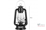 Lampa cu gaz lampant, SGTT Black, inaltime 30 cm, cu agatatoare