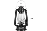 Lampa cu gaz lampant, SGTT Black, inaltime 30 cm, cu agatatoare