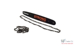 Set lama ghidaj pentru fierastrau Husqvarna + 2 lanturi Geko G74010, 38 cm lungime lama, 64T