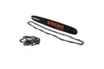 Set lama ghidaj pentru fierastrau Husqvarna + 2 lanturi Geko G74010, 38 cm lungime lama, 64T