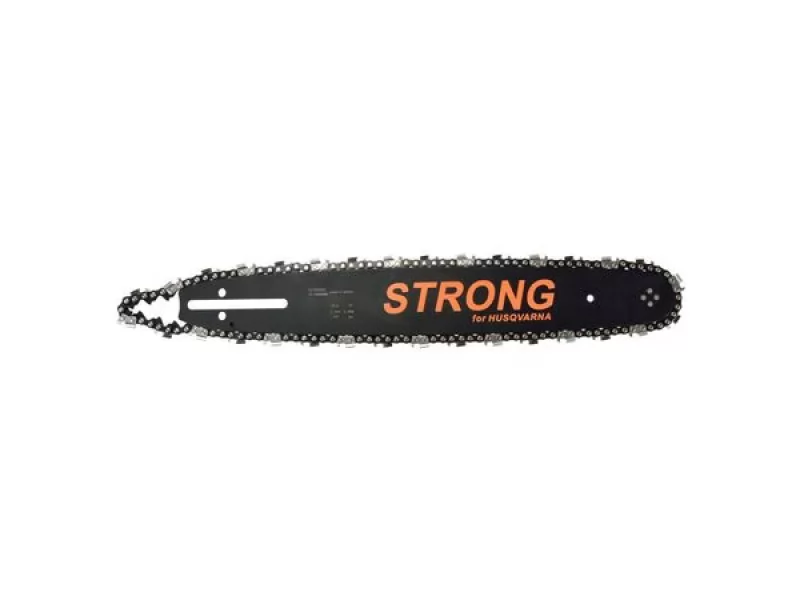 Set lama ghidaj pentru fierastrau Husqvarna + 2 lanturi Geko G74010, 38 cm lungime lama, 64T