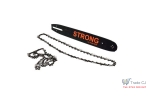 Set lama ghidaj pentru fierastrau Husqvarna + 2 lanturi Geko G74012, 35 cm lungime lama, 52T