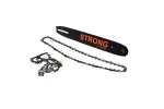 Set lama ghidaj pentru fierastrau Husqvarna + 2 lanturi Geko G74012, 35 cm lungime lama, 52T