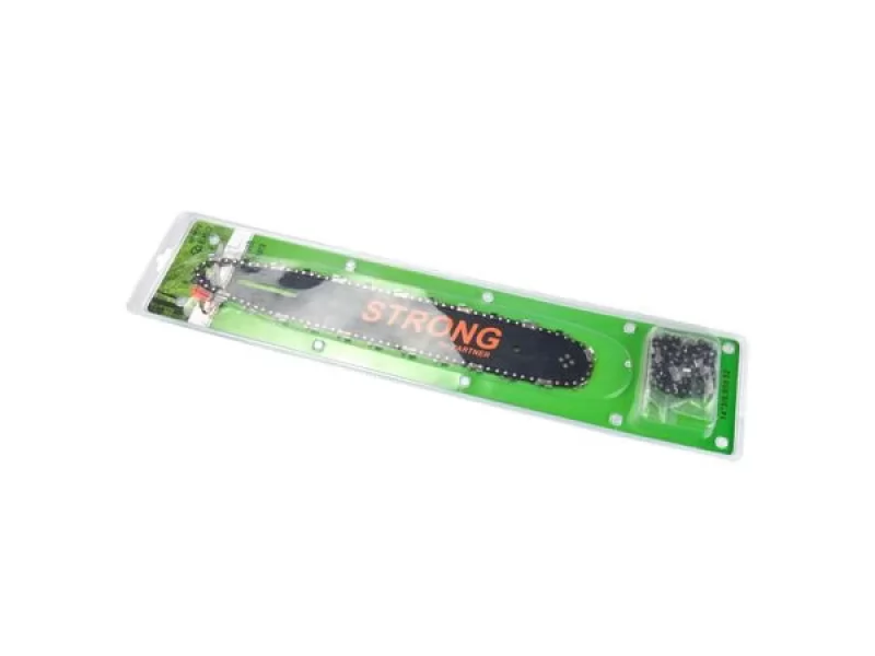 Set lama ghidaj pentru fierastrau Husqvarna + 2 lanturi Geko G74012, 35 cm lungime lama, 52T