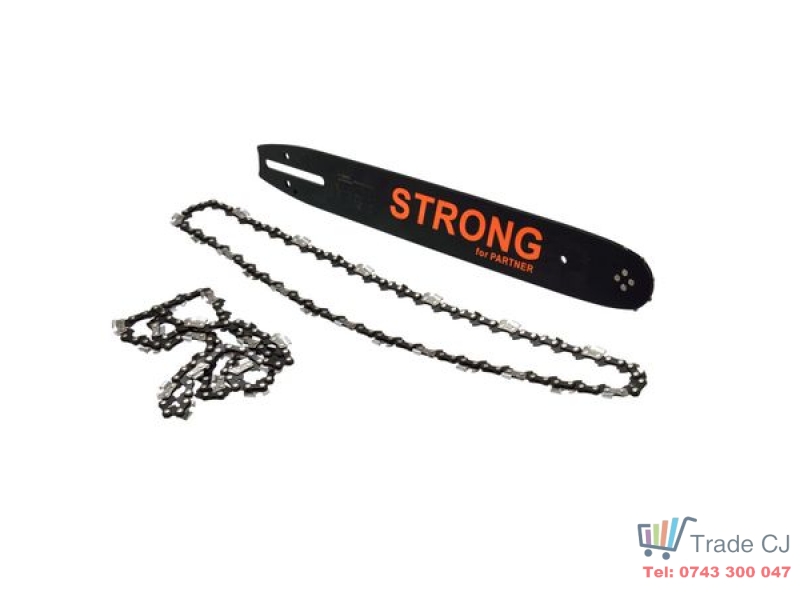 Set lama ghidaj pentru fierastrau Husqvarna + 2 lanturi Geko G74012, 35 cm lungime lama, 52T
