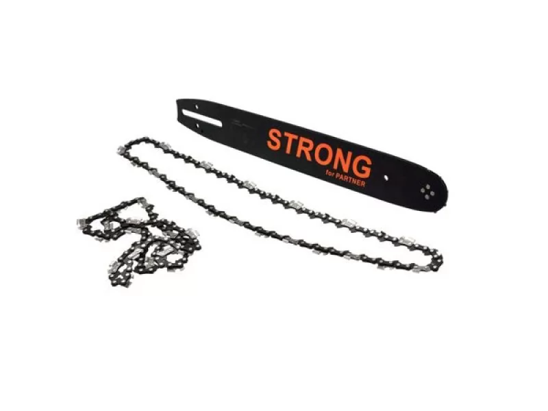 Set lama ghidaj pentru fierastrau Husqvarna + 2 lanturi Geko G74012, 35 cm lungime lama, 52T