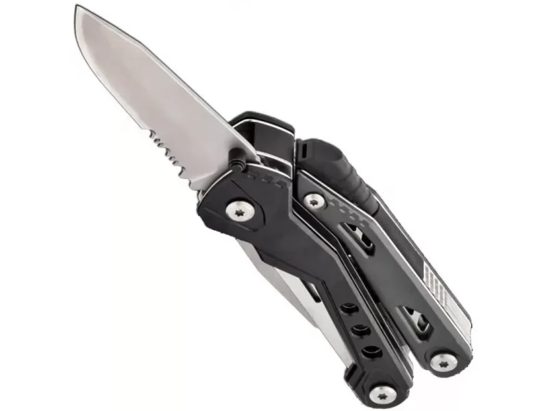 Cutit multifunctional Outdoor Survival cu geanta transport din material textil