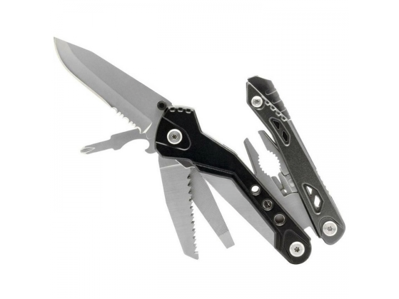 Cutit multifunctional Outdoor Survival cu geanta transport din material textil