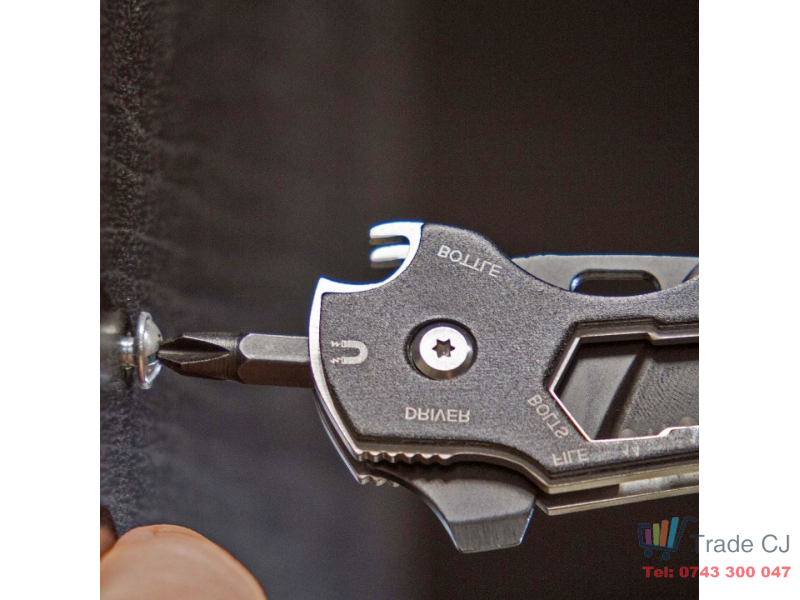 Cutit multifunctional 15in1, SmartknifePlus, Negru