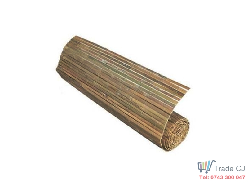 Gard decorativ din bambus natural 2x5m
