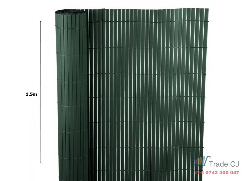Gard,paravan din PVC,verde 1,5x3m,1300g m2,rezistent la UV