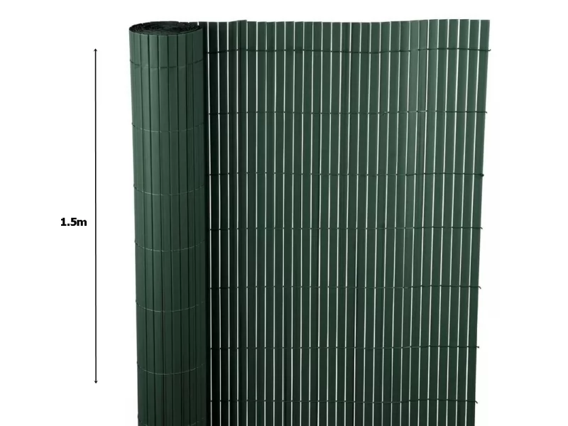 Gard,paravan din PVC,verde 1,5x3m,1300g m2,rezistent la UV