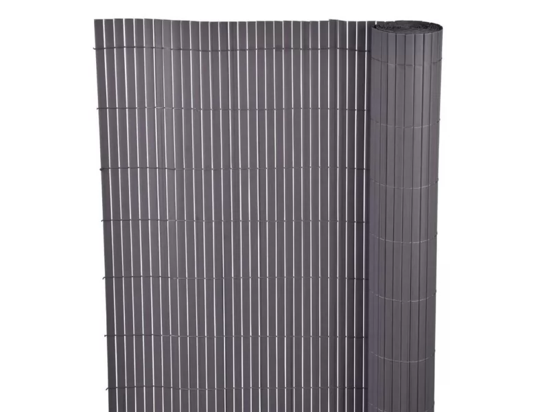 Gard,paravan din PVC,gri 1,5x3m,1300g m2,rezistent la UV
