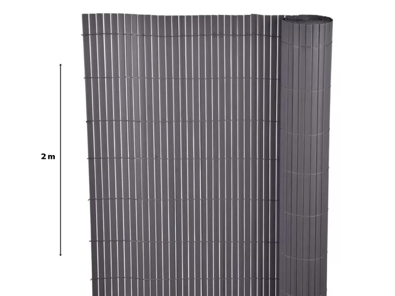 Gard,paravan din PVC,gri 2x3m,1300g m2,rezistent la UV