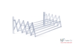 Uscator rufe metalic SGTT Classic MD2, prindere pe perete, extensibil, capacitate uscare 7.2m