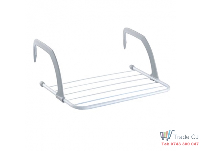 Uscator rufe cu sistem agatare pentru balcon sau calorifer 63x49x17 cm