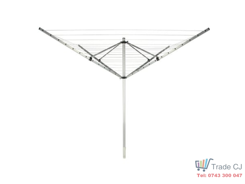 Uscator rufe din aluminiu pentru gradina, 4 brate, 50 m