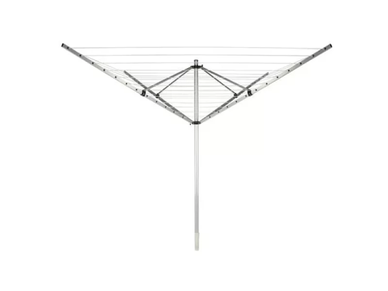 Uscator rufe din aluminiu pentru gradina, 4 brate, 50 m