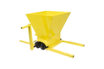 Zdrobitor manual pentru struguri, cuva 20 L, 300-500 kg h, tamburi din poliamida alimentara, distanta reglabila intre cilindri 2-8 mm
