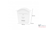 Cutie postala Strend Pro Napoleon B, 360 x 135 x 370 mm, Alba