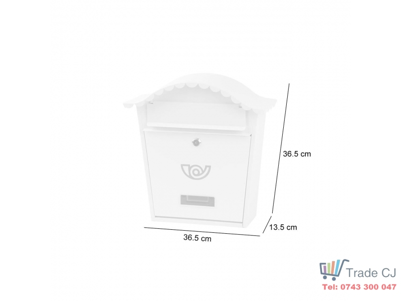 Cutie postala Strend Pro Napoleon B, 360 x 135 x 370 mm, Alba