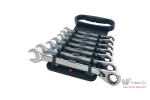 Set 7 chei combinate Honiton, 10-19mm, inelare cu clichet reversibil