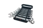 Set 7 chei combinate Honiton, 10-19mm, inelare cu clichet reversibil