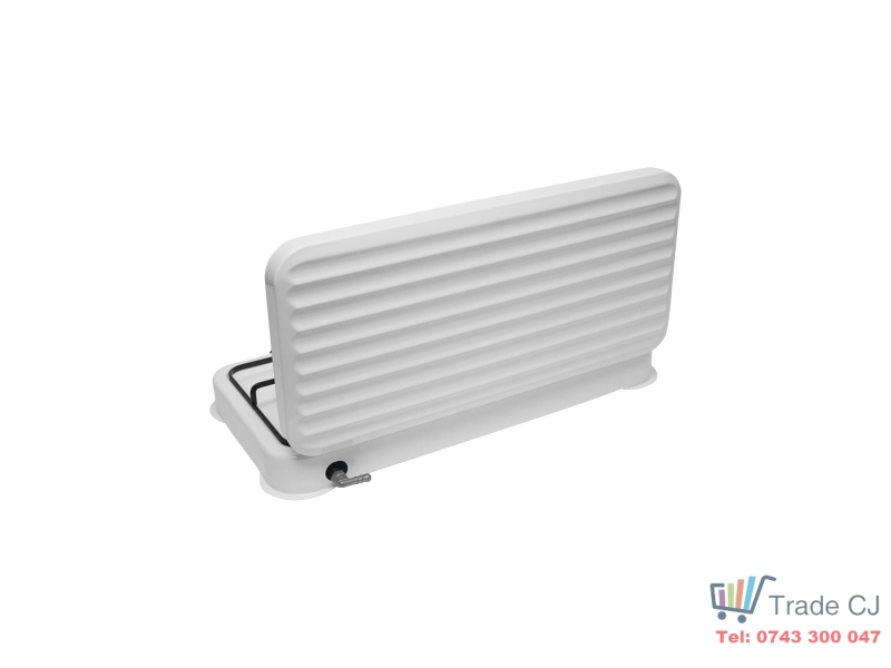 Aragaz tip plita, cu 2 arzatoare, 2x2.5 KW, diametru arzator 80 mm, dimensiuni 470 x 270 x 65 mm