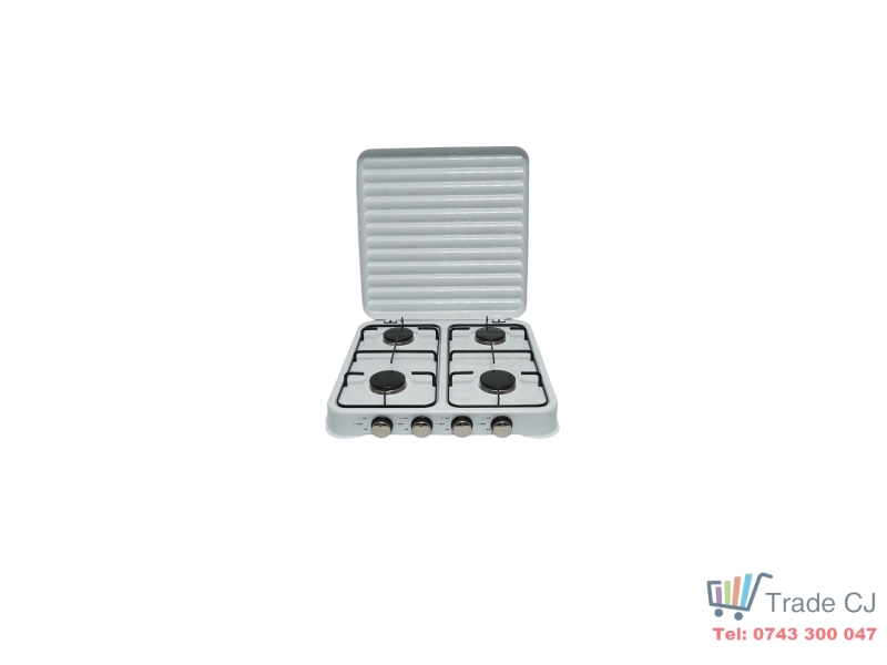 Aragaz tip plita, 4 arzatoare, putere 4x2.2 KW, diametru arzatoare 80 mm, dimensiuni 510 x 510 x 95 mm