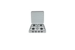 Aragaz tip plita, 4 arzatoare, putere 4x2.2 KW, diametru arzatoare 80 mm, dimensiuni 510 x 510 x 95 mm