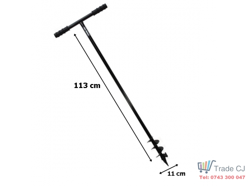 Burghiu metalic pentru pamant SGTT,diametru 110mm
