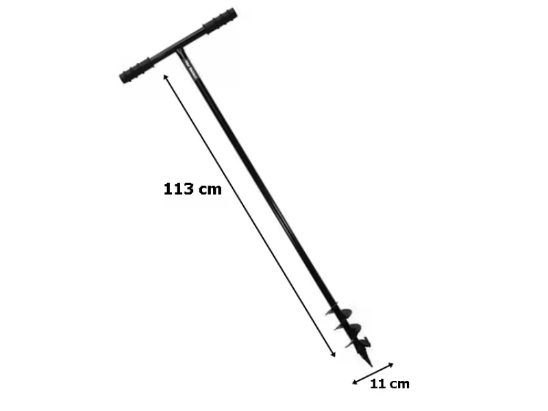 Burghiu metalic pentru pamant SGTT,diametru 110mm