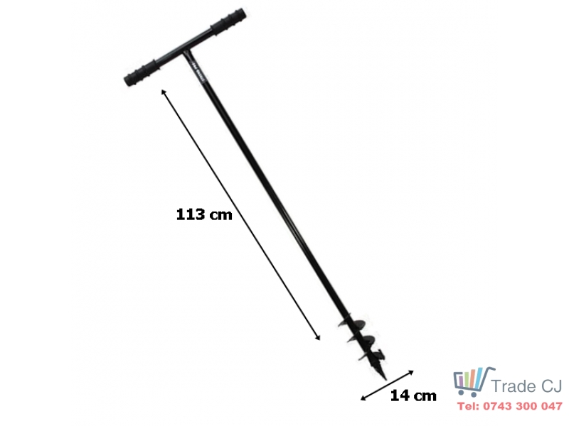 Burghiu metalic pentru pamant SGTT,diametru 140mm