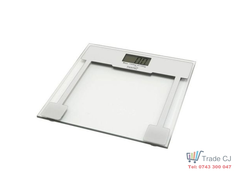 Cantar electronic de persoane Home HG FM 10, 150 kg, sticla, Transparent