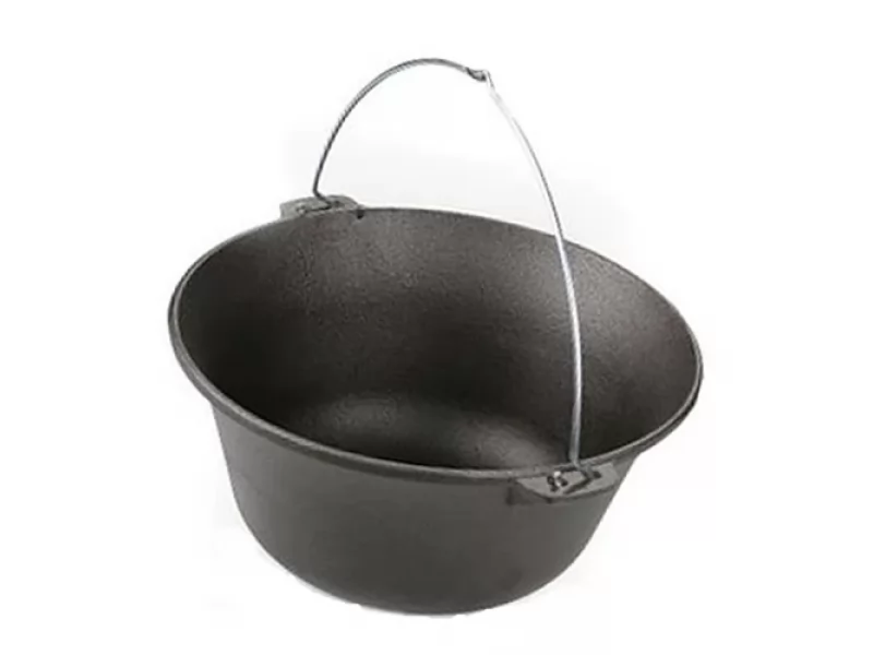 Ceaun din fonta cu maner fara capac, capacitate 7.2 L