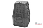 Compostor de gradina, capacitate 850 l, negru, demontabil, 910x900x1345 mm