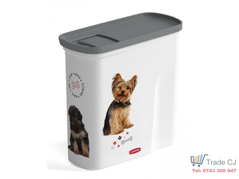Container 2l din plastic pentru hrana caine