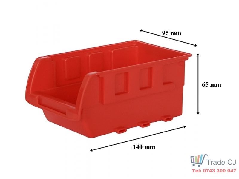 Cutie depozitare si organizare din plastic 140x95x65 mm